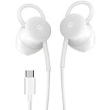 Google Slušalke USB C z nadzorom glasnosti Originalni mikrofon za pomoč pri glasu, Bela, (5000065653) Cene