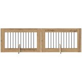  Vrata za pse s postoljem 2 pcs Hrast artisan 100 x 60 cm | shoptok.hr
