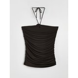 Sinsay Bluzica s halter izrezom i 3D ružom | shoptok.hr