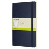 Moleskine Beležnica LG mehke platnice, temno modra – brezčrtna Cene