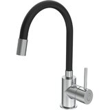 CAMARGUE Armatura za pomivalno korito Camargue Noto Flex (visoka, fleksibilna, črne barve) | Shoptok.si