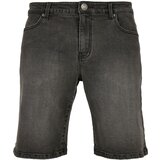 UC Men Relaxed Fit Denim Shorts in Genuine Black Washed Cene