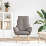  Fotelja Sivo-smeđa 69 x 74 x 93 cm Tkanina i šperploča | shoptok.hr