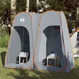 vidaXL Šator za privatnost sivo-narančasti prigodni vodootporni