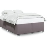 Furnova Posteljni okvir siv 160x200 cm umetno usnje, (21939940) | Shoptok.si