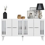 Hanah home komoda junes white silver