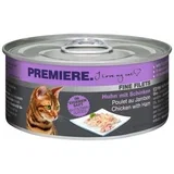 Cat Fine Filets Piščanec/Šunka 80g konzerva