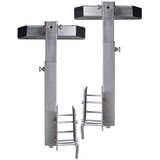 vidaXL Set 2 podpornih nosilcev za prikolico za čoln 63 - 88 cm | Shoptok.si