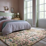 Flair Rugs Krem ručno rađen vunen tepih 120x170 cm Emilia Floral – | shoptok.hr