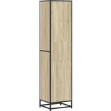 vidaXL Knjižna omara Sonoma Oak 40x35x170,5 cm Izoblikovan les | Shoptok.si