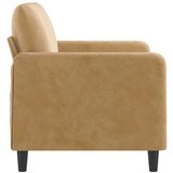  Dvosjed smeđi 120 cm baršunasti | shoptok.hr
