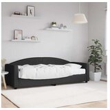 vidaXL Dnevni krevet s madracem crni 80 x 200 cm od tkanine Cijene