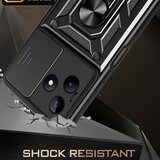 Techsuit serija CamShield za&amp;scaron;čitna maskica za Xiaomi Redmi Note 13 Pro 5G / Poco X6 - črna Slike