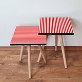 Hanah home 2Shp339 - red redwhite nesting table (2 pieces) | ePonuda.com