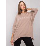 RUE PARIS Sweatshirt-RV-BL-6933.54-dark beige | Shoptok.si