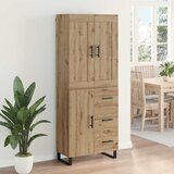  Highboard 2 kom. Umjetnički hrast 69,5 x 34 x 180 cm | shoptok.hr