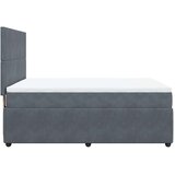  Krevet s oprugama i madracem tamnosivi 140x190 cm baršunasti | shoptok.hr