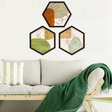 Wallity Uramljena slika 6GEN233, 35x35 cm, 3 dela Cene