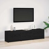 TV omarica Črna Orehovina 165 x 34 x 40 cm Konstruiran les, (5000137132) | Shoptok.si