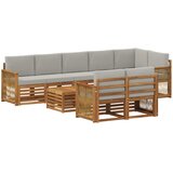  Setovi sofa Čvrsto drvo akacije | shoptok.hr