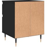  Noćni ormarić crni 40x35x50 cm od konstruiranog drva | shoptok.hr
