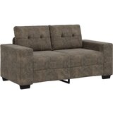  Dvosedežna garnitura, temno siva, 120 cm, iz umetnega usnja, (22054396) | Shoptok.si