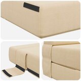 SK Zložljiv kavč postelja Krem 70 x 80 x 60 cm Blago, (5000300753) | Shoptok.si