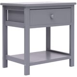 Furnova Nočne omarice 2 kosa sive 40x29x42 cm les pavlovnije, (21927087) | Shoptok.si