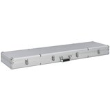 vidaXL Kutija za oružje srebrna 134 x 35 x 12 cm aluminijska Cijene