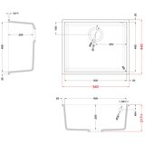ELLECI Sudoper Quadra 105 UM KT Champagne | shoptok.hr