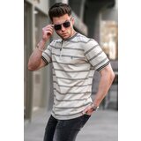 Madmext Polo T-shirt - Beige - Regular fit Cene