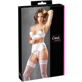 Cottelli Shelf Bra, Suspender Belt and String Set 2221055 White 75B/S | Shoptok.si