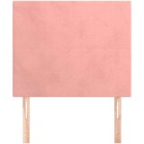  Posteljno vzglavje 2 kosa roza 80x5x78/88 cm žamet | Shoptok.si