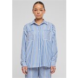 Urban Classics Women's shirt Striped Relaxed white/blue Cijene