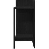  Pomoćni stolići 2 kom s policom crni 25,5x27x60 cm | Eponuda.com