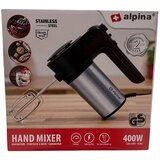 Alpina ročni mešalnik, 400W, črno srebrn | Shoptok.si