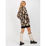 RUE PARIS Tunic-RP-TU-8189-2.07-black-beige | shoptok.hr