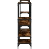 TV ormarić boja hrasta 206,5 x 28,5 x 95 cm konstruirano drvo | shoptok.hr