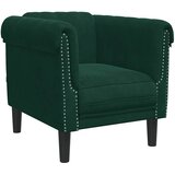  Fotelja tamnozelena baršunasta | shoptok.hr