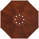  Kamin Rđa 50 x 50 x 15,5 cm Otporni čelik | shoptok.hr
