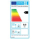 Palazzetti akumulacijska peč na drva eva s 7 kw - bela kava keramika | Shoptok.si