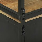  Highboard s ladicama Smeđa 70 x 35 x 180 cm Čvrsto drvo manga Slike