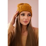 Kesi Women's cap Leaves K245 mustard | shoptok.hr