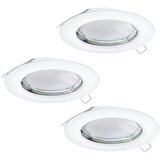 Eglo LED vgradna svetilka Eglo Peneto (7,8 cm, jeklo, GU10, bela) | Shoptok.si