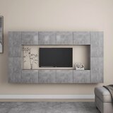 vidaXL 8-dijelni set TV ormarića siva boja betona od iverice cijene