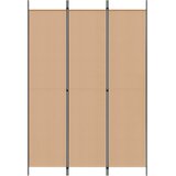  3-panelni pregradni zid Bež 150 x 220 cm Tkanina | shoptok.hr