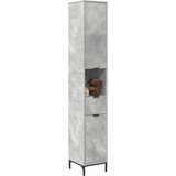  Kupaonski ormar s ladicama Betonski sivi 31,5 x 33 x 190 cm | Eponuda.com