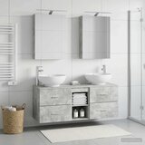  Set namještaja za kupaonicu 5 kom. Betonska siva | shoptok.hr