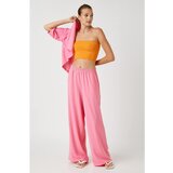 Koton Women's Pink Pants Cene