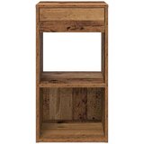 vidaXL Nočne omarice s predalom 2 kosa starinski les 35x34x66,5 cm | Shoptok.si